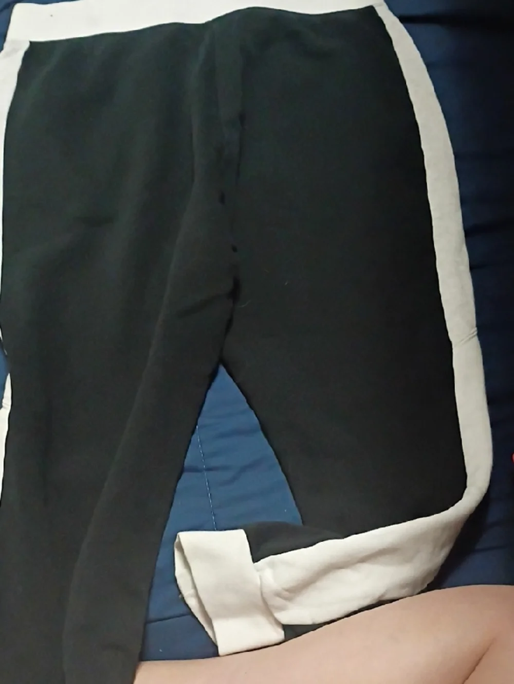 Nike Black and White Air Sweatpants - Picture 2 of 2